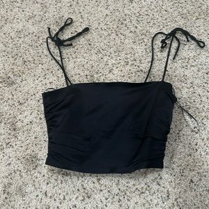 Zara Satin Crop Top